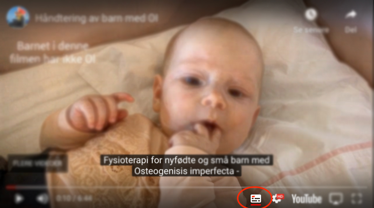 På denne side linkes til nogle norske videoer, der giver gode råd om håndtering af småbørn. Når man har klikket på full screen kan videoerne oversættes til dansk, via YouTubes automatiske undertekstningssystem.
